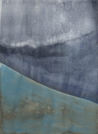 Cold Landscape, Watercolour, 30” x 22”, 2010
