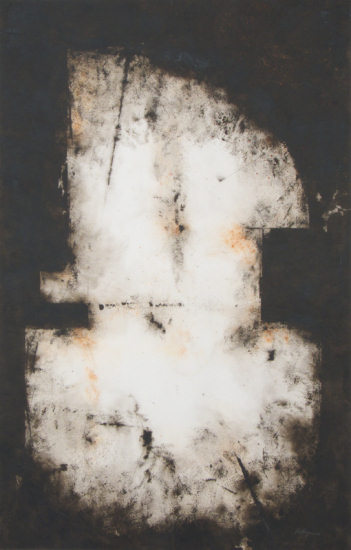 Cartouche: Journeying Souls 1, Watercolour, 40” x 26”, 2011