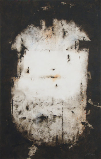 Cartouche: Journeying Souls 2, Watercolour, 40” x 26”, 2011