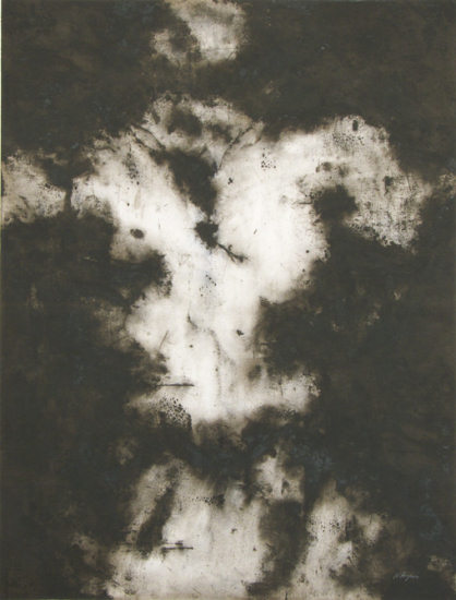 Crack To Crevice, Edge To Dust, Watercolour, 40” x 26”, 2010
